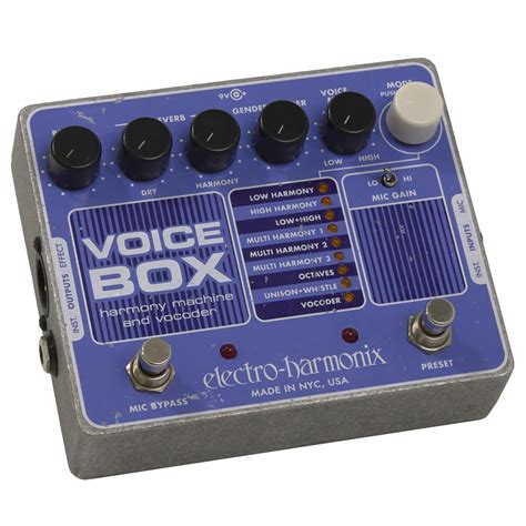 electro-harmonix voice box review|harmony box for singing.